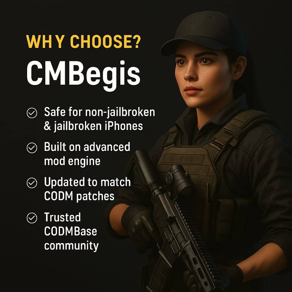 Why Choose CMBegis COD Mobile hack mod menu cheat-min