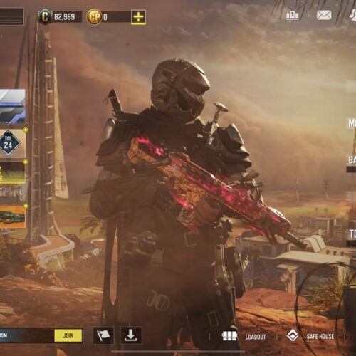 Level 357 COD Mobile account for sale main lobby